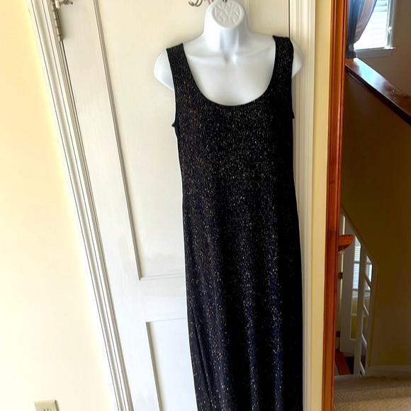 Alex Evenings Formal Maxi Dress +Long Jacket Women’s 14 Blue Stretchy Travel - Picture 7 of 17